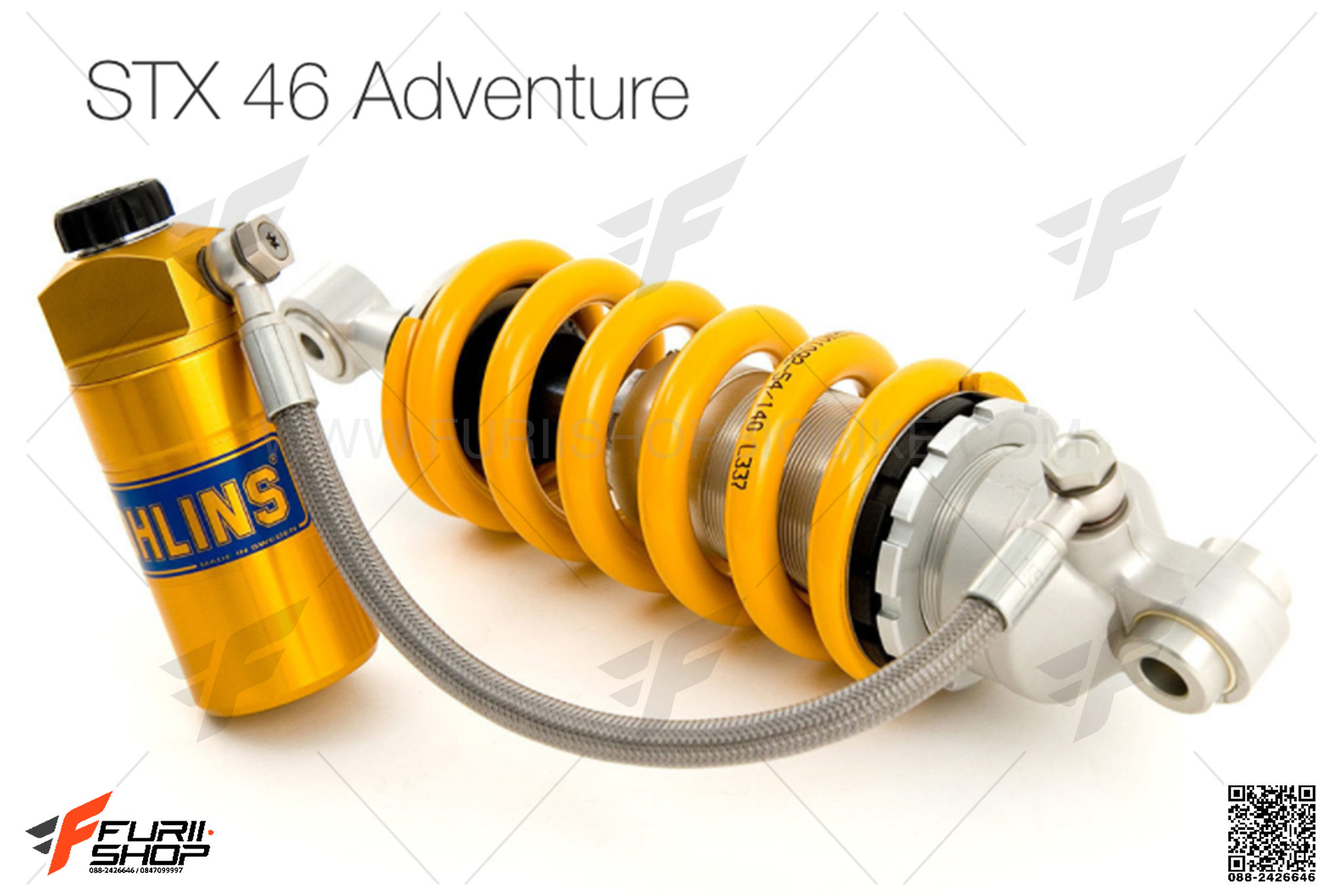 โช๊คหลัง OHLINS TR119 STX46 ADVENTURE FOR TRIUMPH TIGER800