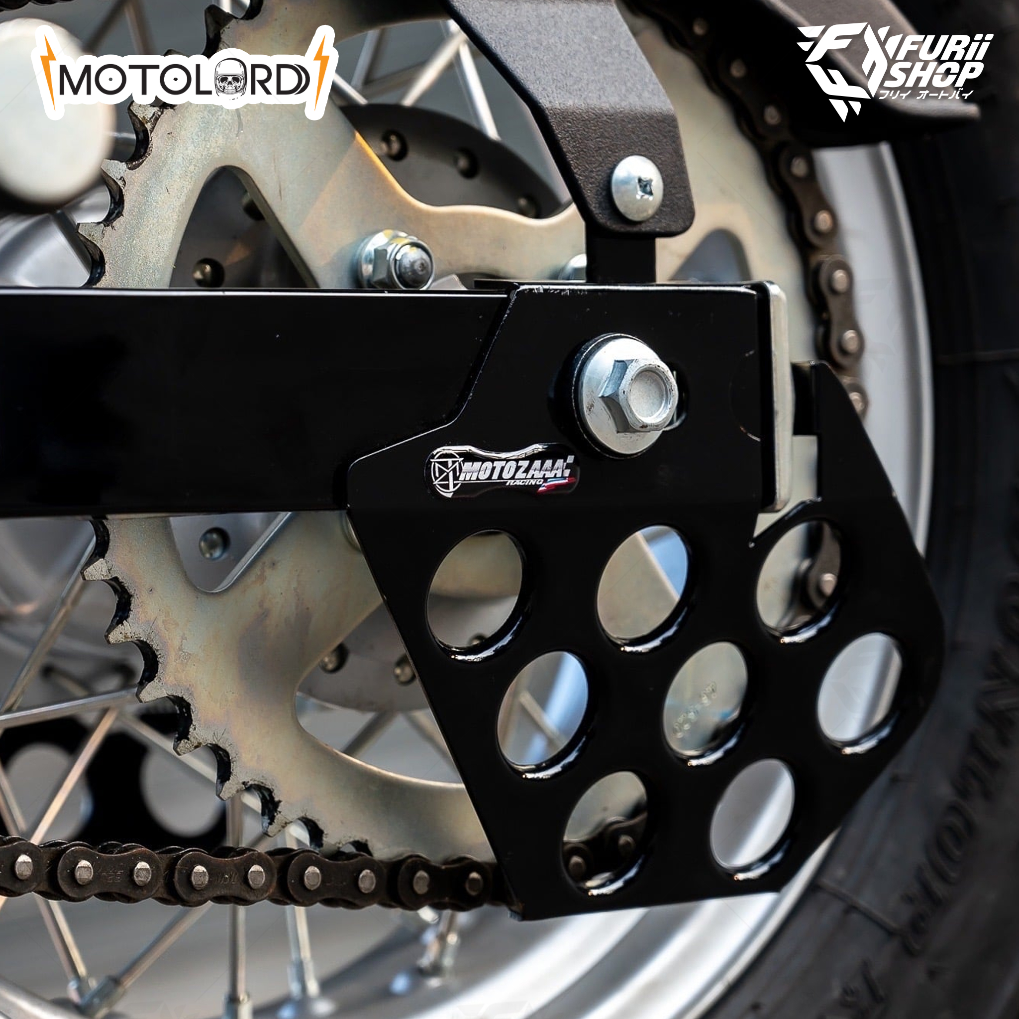 การ์ดสเตอดุมหลัง MotoLordd MOTOZAAA : For Suzuki VanVan200 By Furii Shop