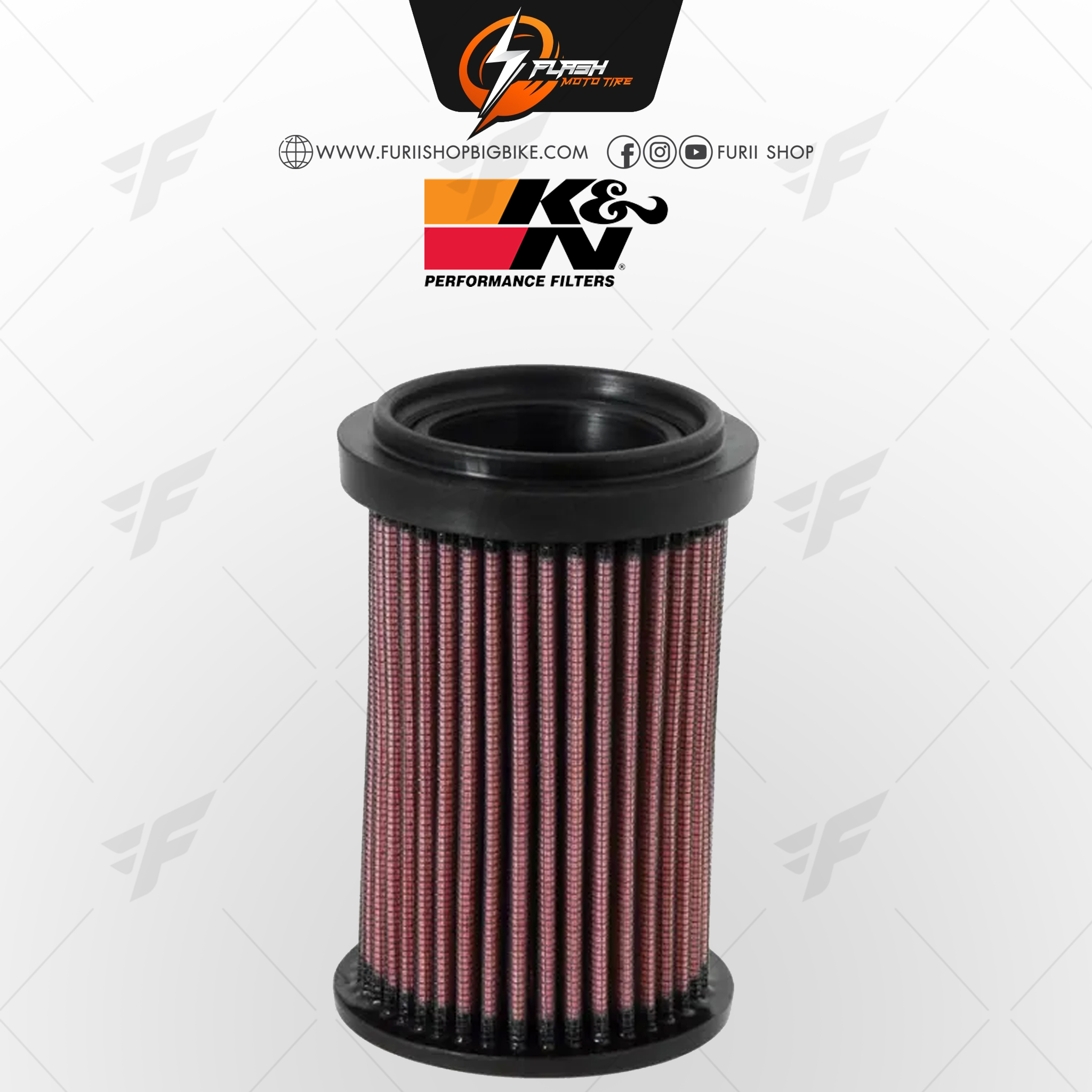 กรองอากาศ K&N สำหรับ DUCATI