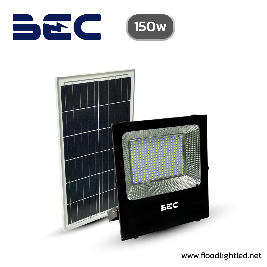 สปอร์ตไลท์ LED โซล่าเซลล์ 150w BEC CHEETAH