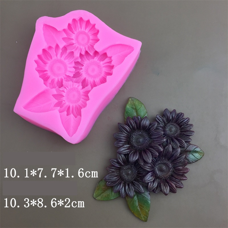 แม่พิพม์ซิลิโคน พิพม์วุ้น พิมพ์ฟองดอง พิพม์อาหลัว ทานตะวัน