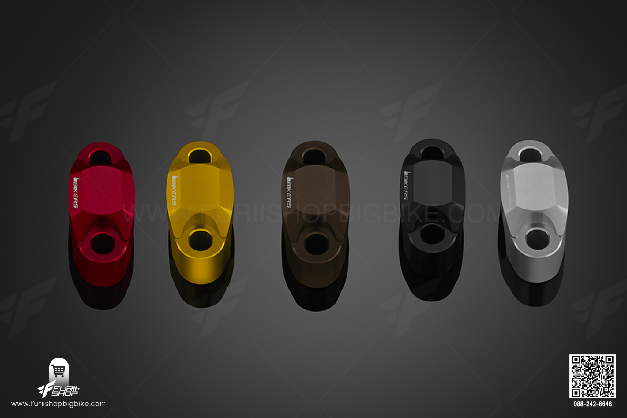 ประกับแฮนด์ (Rotating Bar Clamp (1 Piece)) Kawasaki D-Tracker (2015-2016)