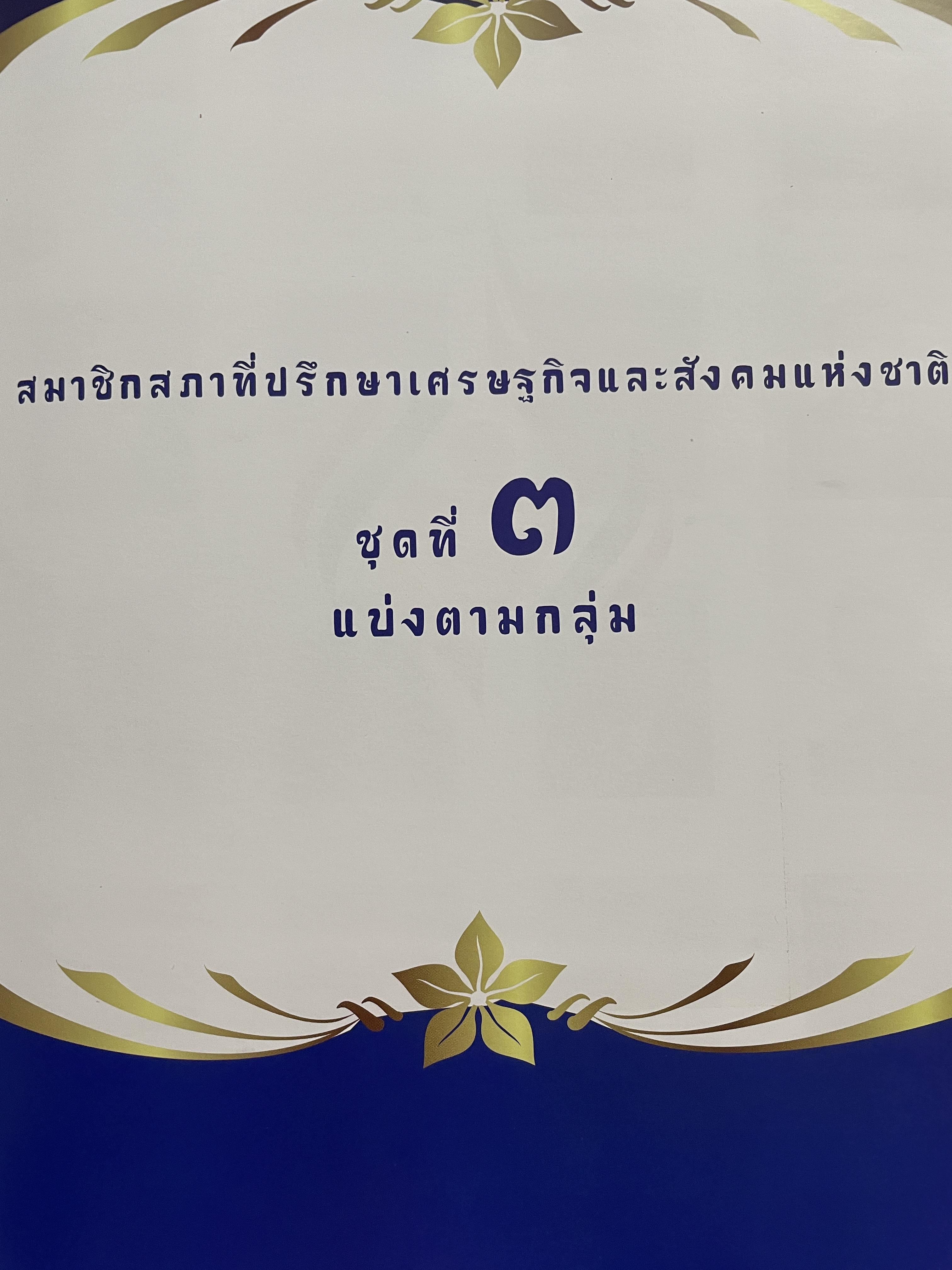 1 ทศวรรษ สภาที่ปรึกษาเศรษฐกิจและสังคมแห่งชาติ 3,800 กรัม