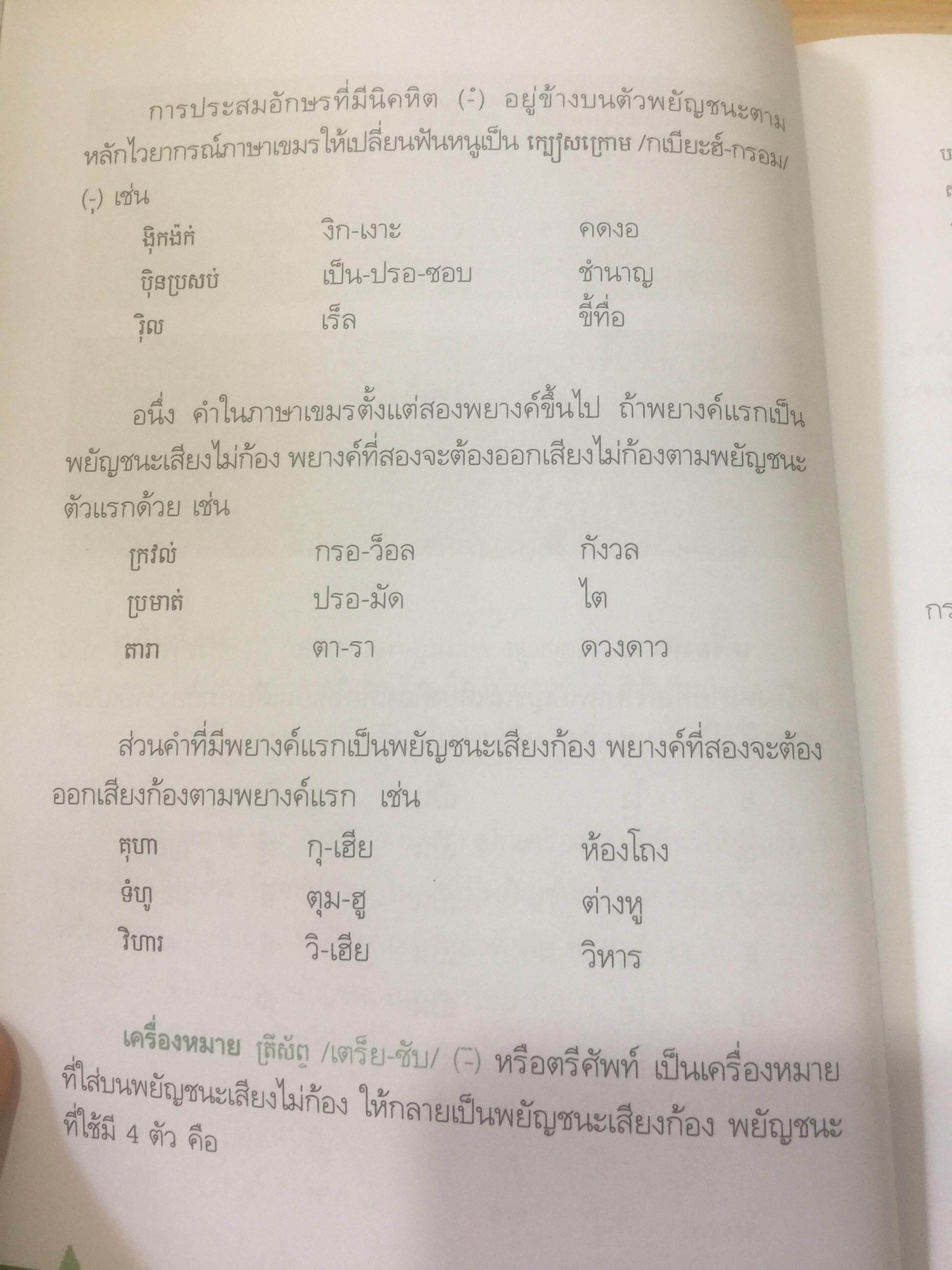 สนุกกับภาษาเขมร ภาษาร่วมรากกับภาษาไทย โดย พลอย แสงรอย อาจารย์ภาษาเขมร มหาวิทยาลัยรามคำแหง 1,500 กรัม