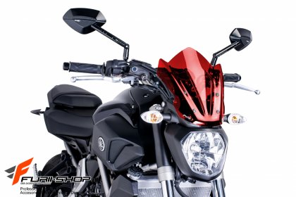 ชิวหน้า PUIG ทรงต่ำ สีแดง FOR YAMAHA MT07