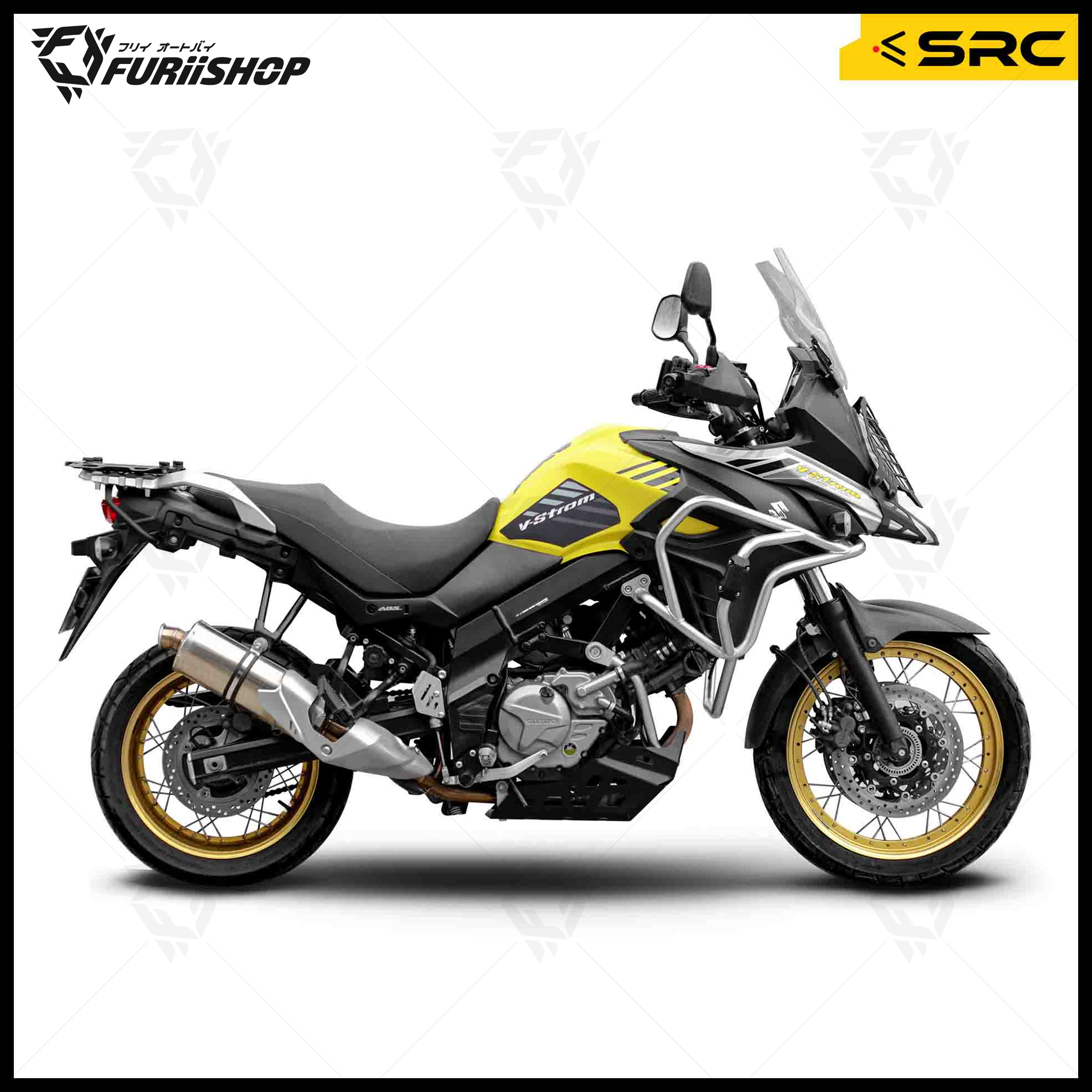 แคชบาร์ CRASH BAR FULL SET FOR SUZUKI V-STROM 650