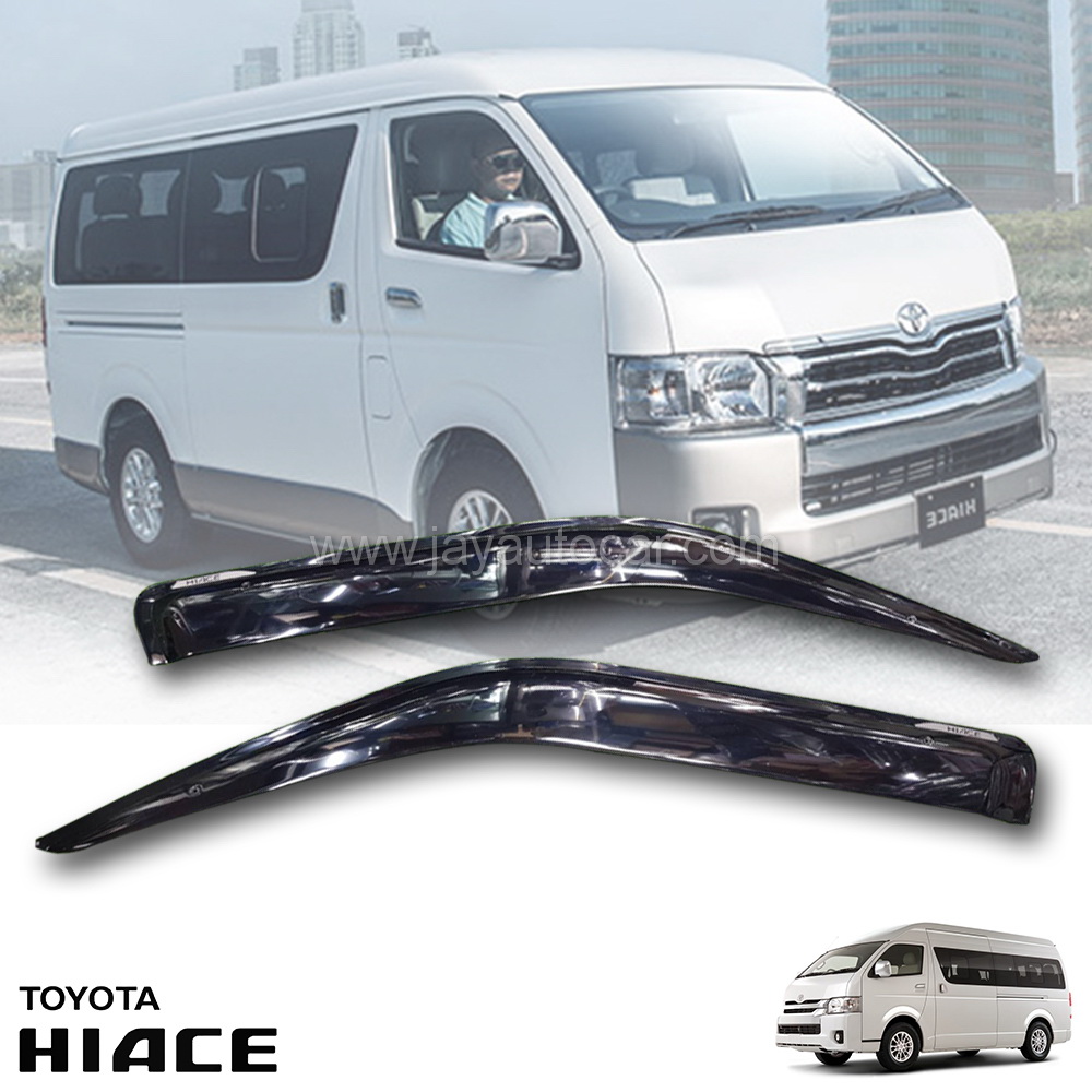 คิ้วกันสาดกระจก แบบกิ๊บ Toyota Hiace Commutor สำหรับ โตโยต้า ไฮเอช คอมมูเตอร์