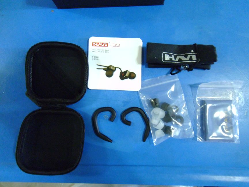 ขาย Havi B3 Pro 1 หูฟังอินเอียร์ 2 Driver เสียงดี บอดี้ Gorilla Glass รับประกัน1ปี