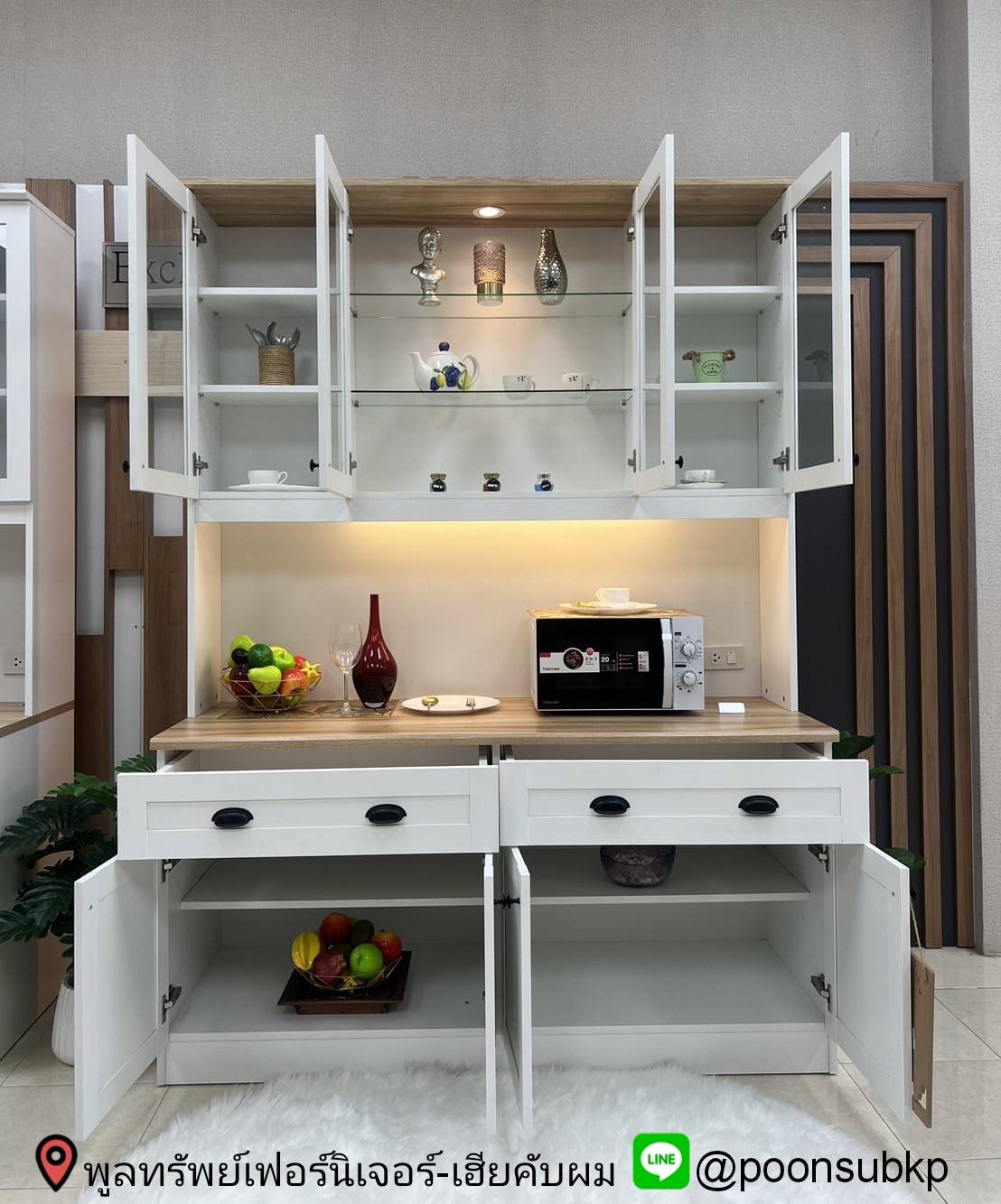 เคาเตอร์ครังแห้ง รุ่นKT161 ขนาด160ซม