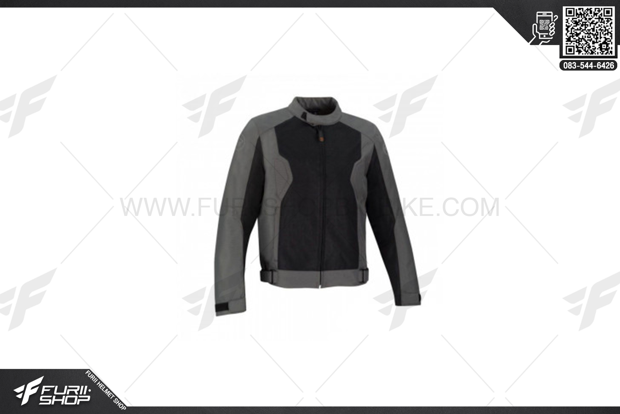 เสื้อแจ็คเก็ต Bering Riko Black/Grey