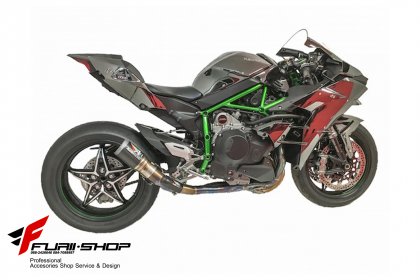 ท่อมอเตอร์ไซค์ GP1R SLIP ON CARBON H2R ท่อแต่ง ท่อสูตร ท่อบิ๊กไบค์ ท่อBigbike ท่อไอเสีย