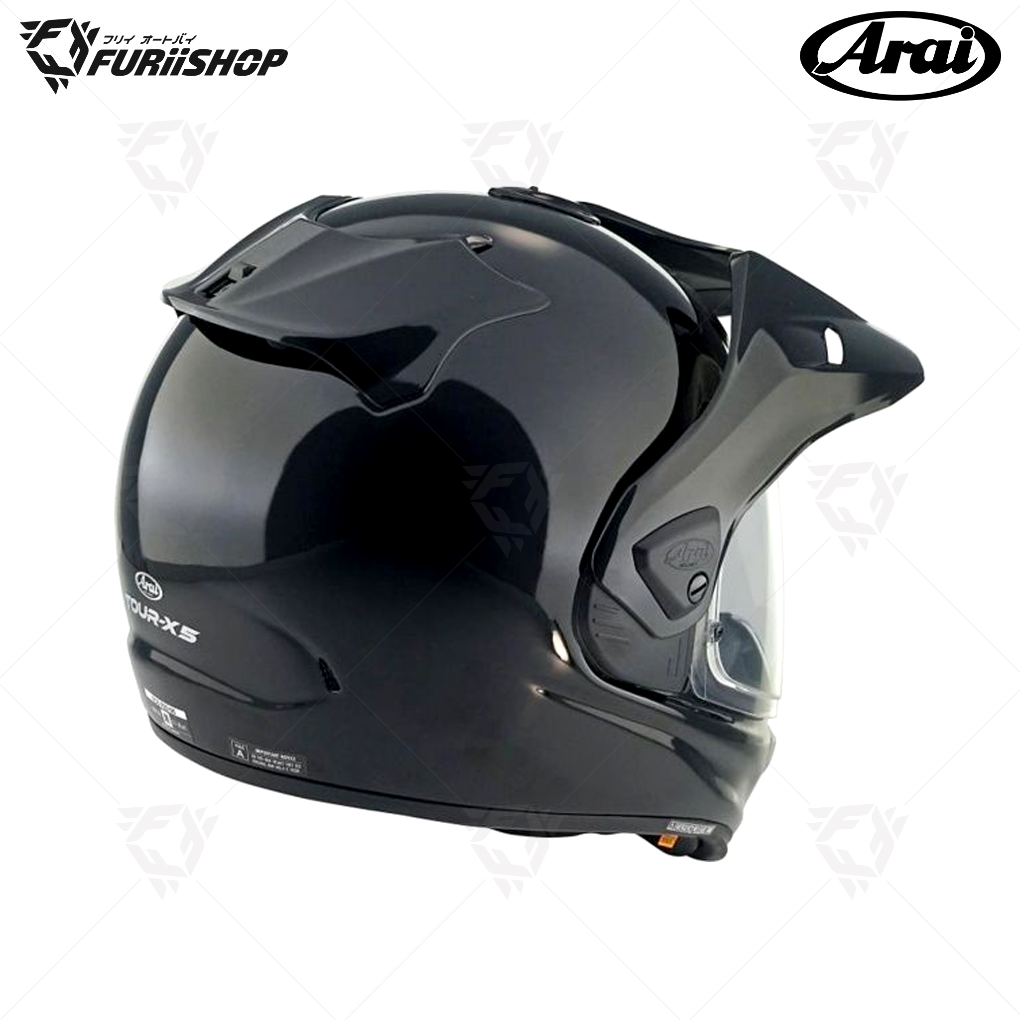 หมวกกันน็อคเต็มใบ Arai : Tour-X5 Glass Black