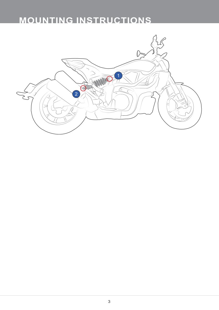 โช๊คหลังแต่ง Ohlins IN965 For Indian FTR 1200 S ปี 2021-2023