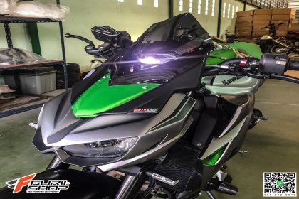 ชิวหน้า MOTOZAAA V1 สีเขียว FOR KAWASAKI Z1000