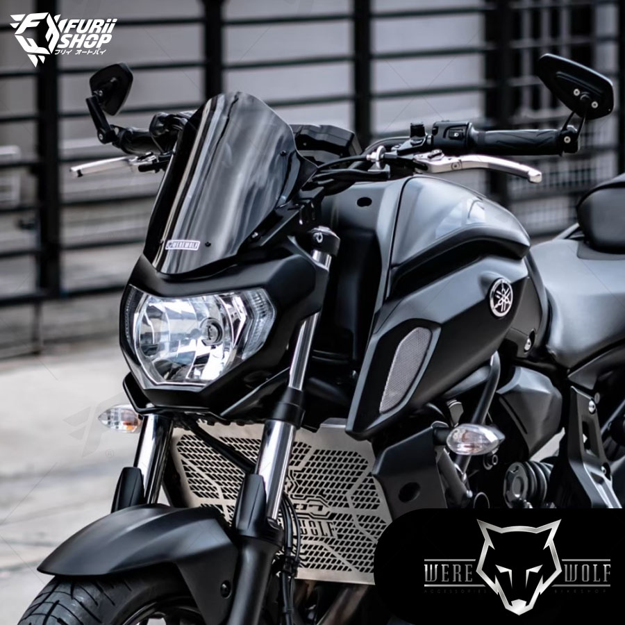 ชิลด์หน้า Were Wolf G-02 Smoke M531 : for Yamaha MT07 2018-2020