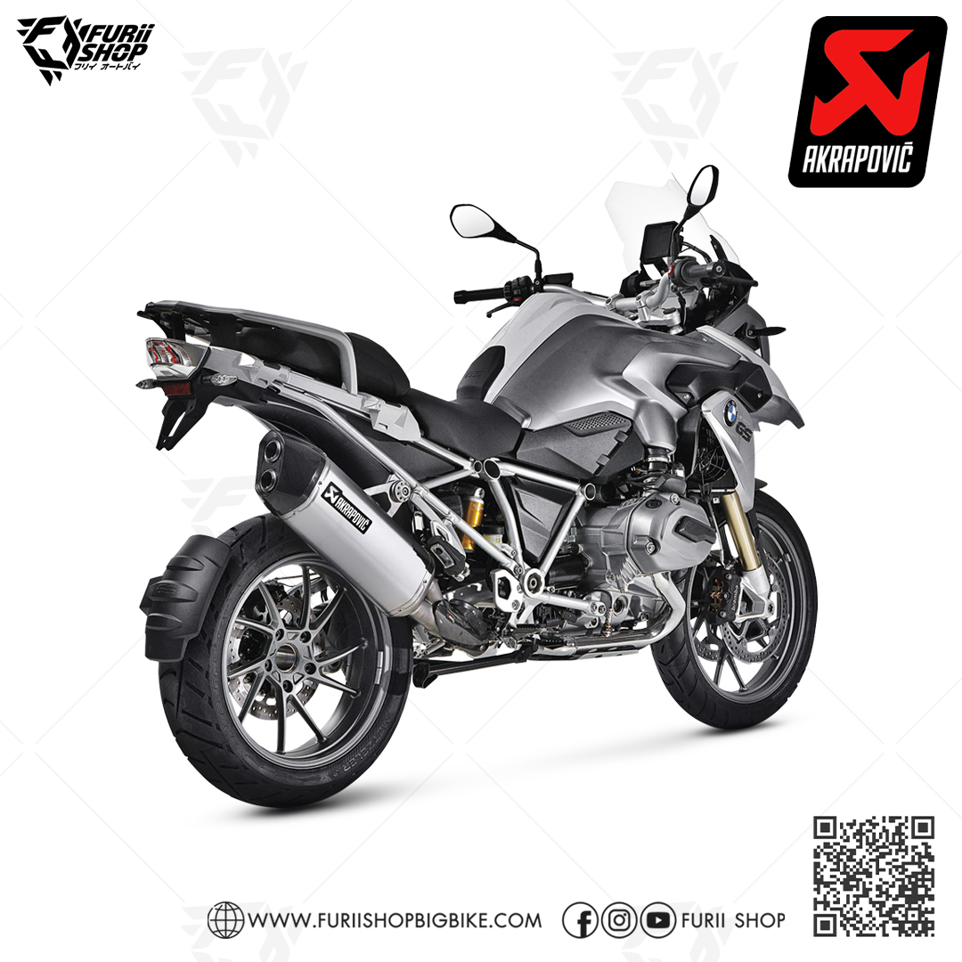 ท่อ Akrapovic Slip on Titanium Logo Aluminium Limited Edition for BMW R1200GS /Adventure LC 13-18
