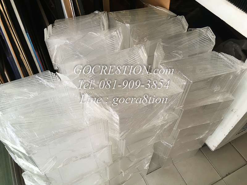 งาน อะคริลิค แปรรูป ตามแบบ April 2018 by GO CREATION