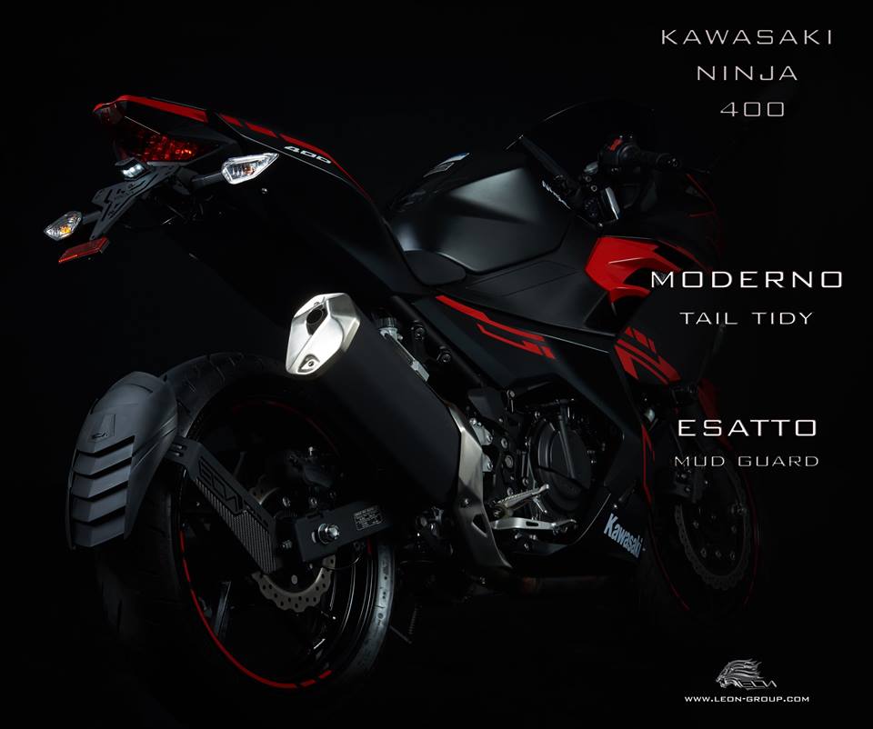 กันดีด Mud Guard: Leon Esatto สำหรับ Kawasaki Ninja400