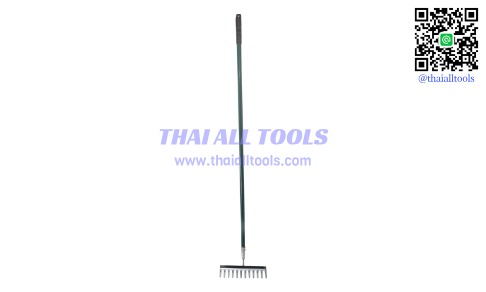 คราด ST/ST GARDEN RAKE STEEL SHAFT PVC GRIP RUTLAND