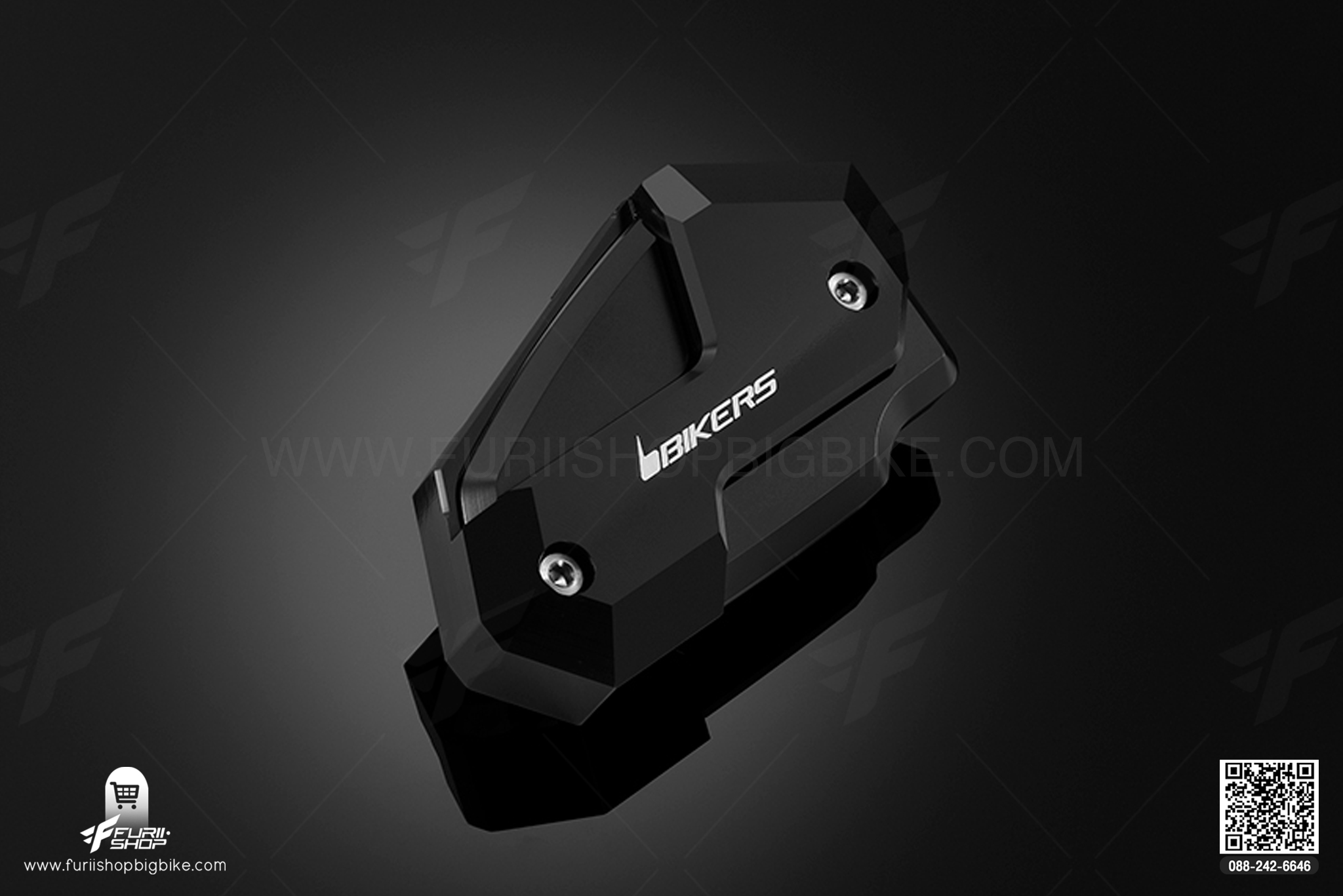 ฝาปิดกระปุกน้ำมันเบรคหน้า (Front Brake Reservoir Cover) Kawasaki ER-6n ABS (ปี 2012-2016) Black Edition