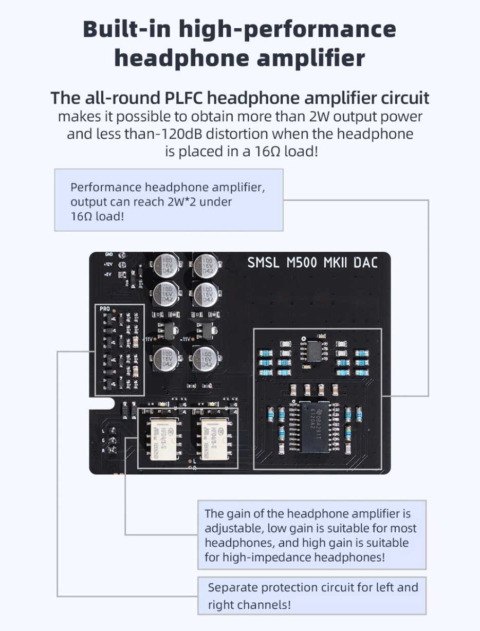 SMSL M500 MKii Bluetooth DAC& แบบตั้งโต๊ะ รองรับ MQA ประกันศูนย์ไทย