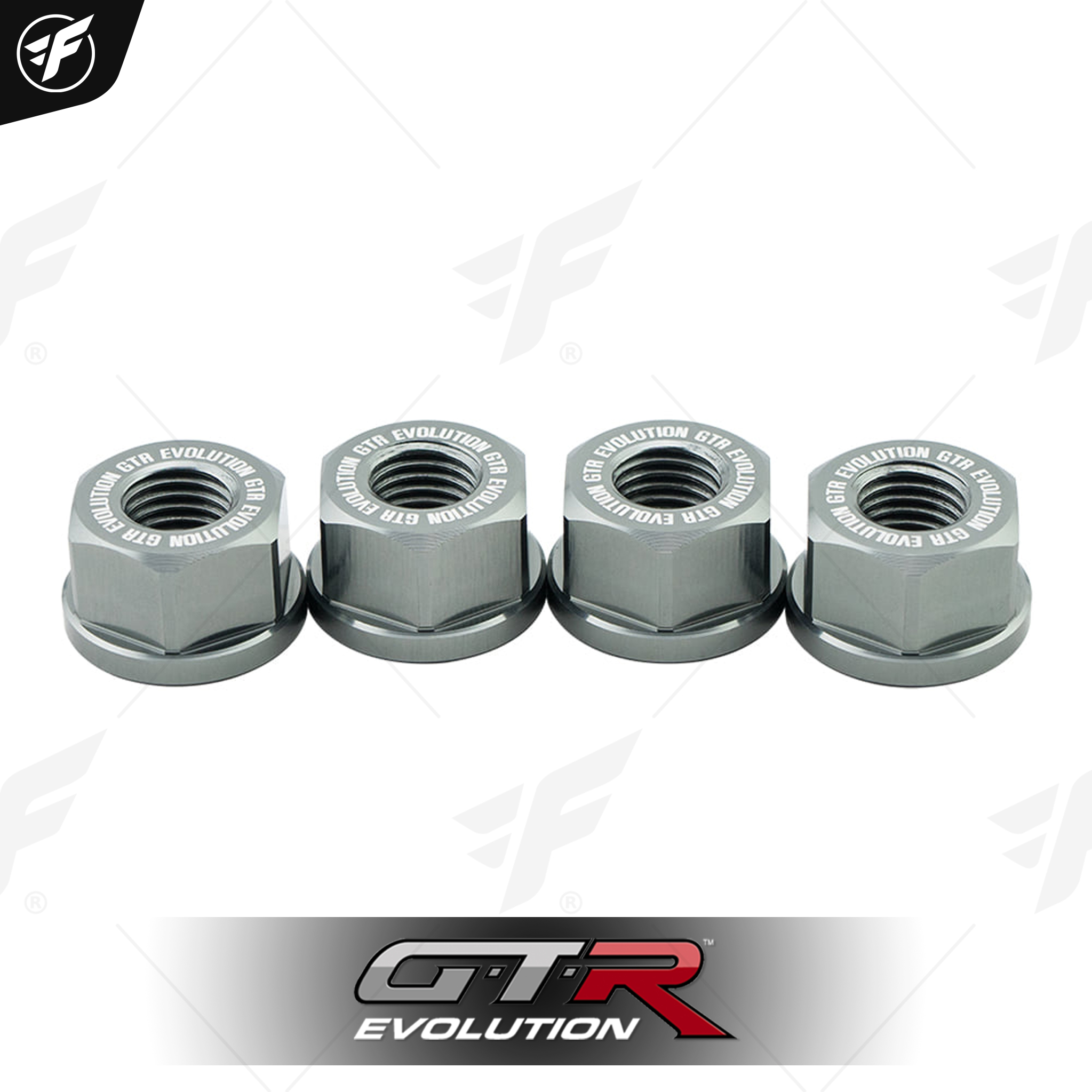 น็อตยึดสเตอร์หลัง CNC GTR R3/MT03/NINJA400 M10x1.25 (6ตัว) BB เทา
