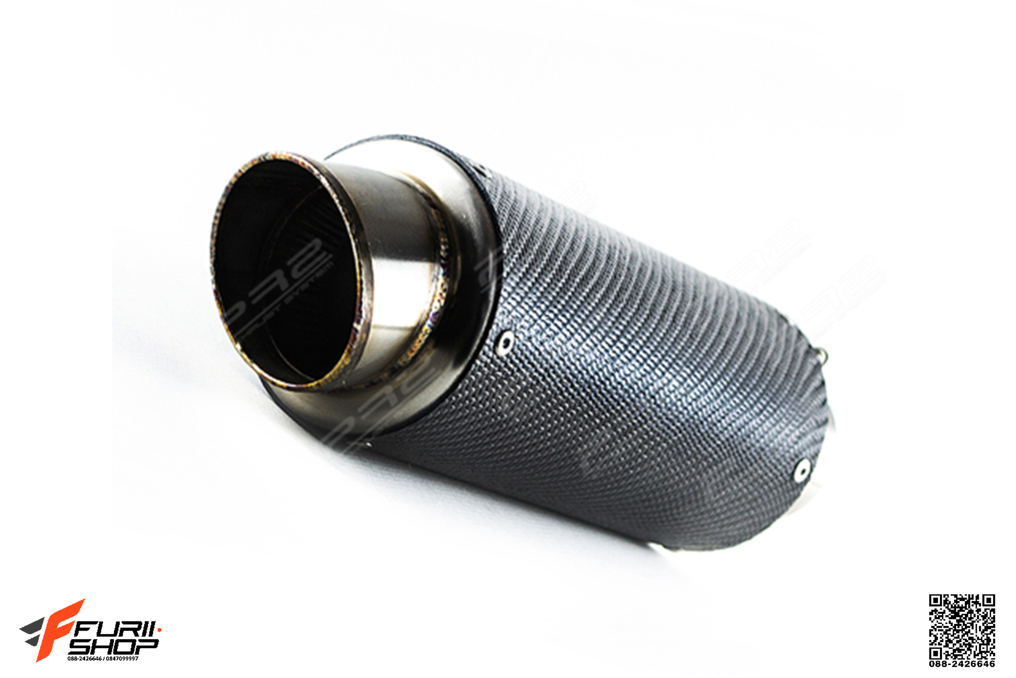ท่อไอเสีย ท่อมอเตอร์ไซค์ ท่อแต่ง PR2 AR KEVLAR