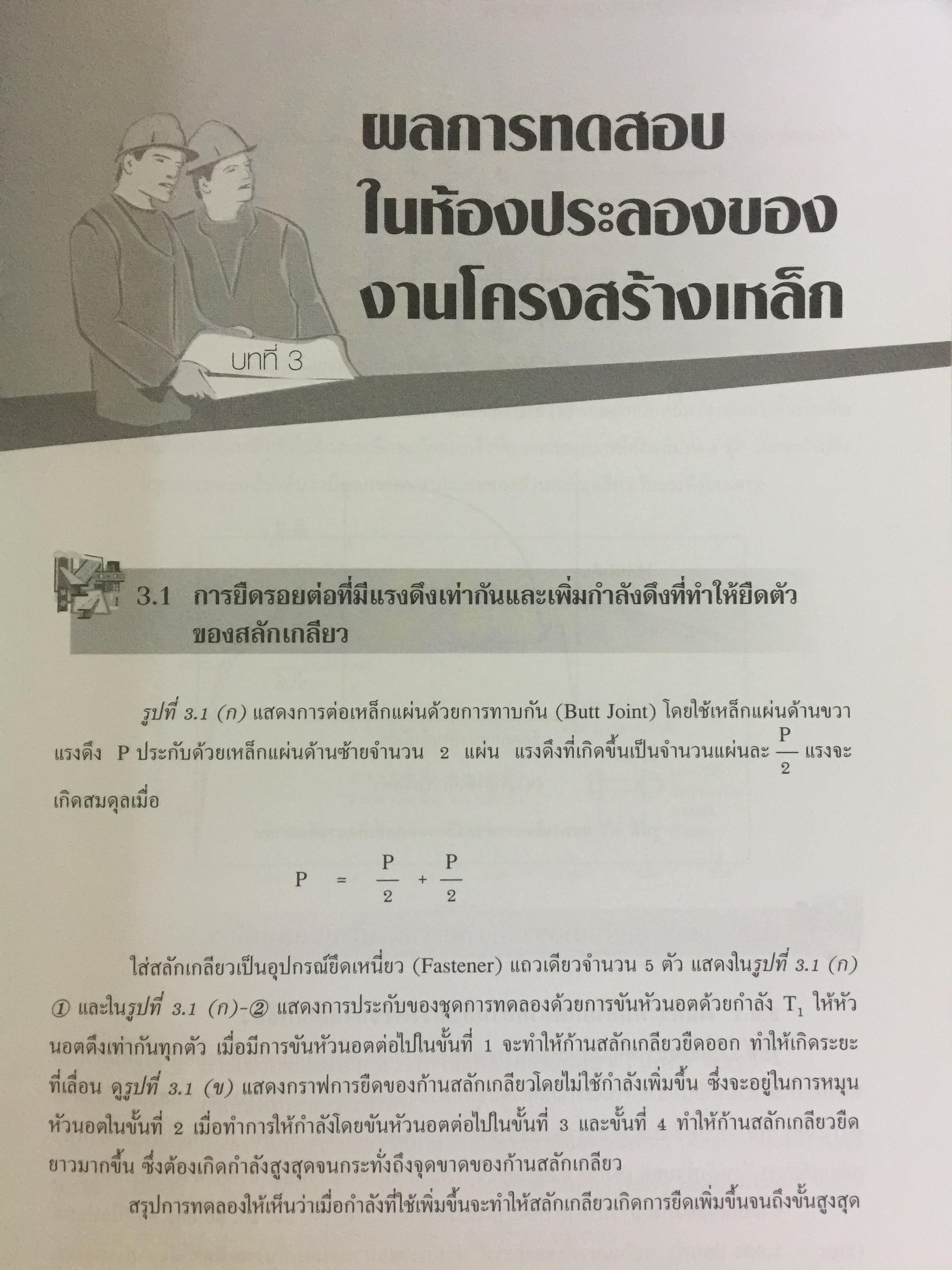 การก่อสร้าง โครงสร้างเหล็ก ผู้เขียน รศ.ดร.พิภพ สุนทรสมัย สำนักพิมพ์ ส.ส.ท. สมาคมส่งเสริมเทคโนโลยี ไทย-ญี่ปุ่น 0 กก.