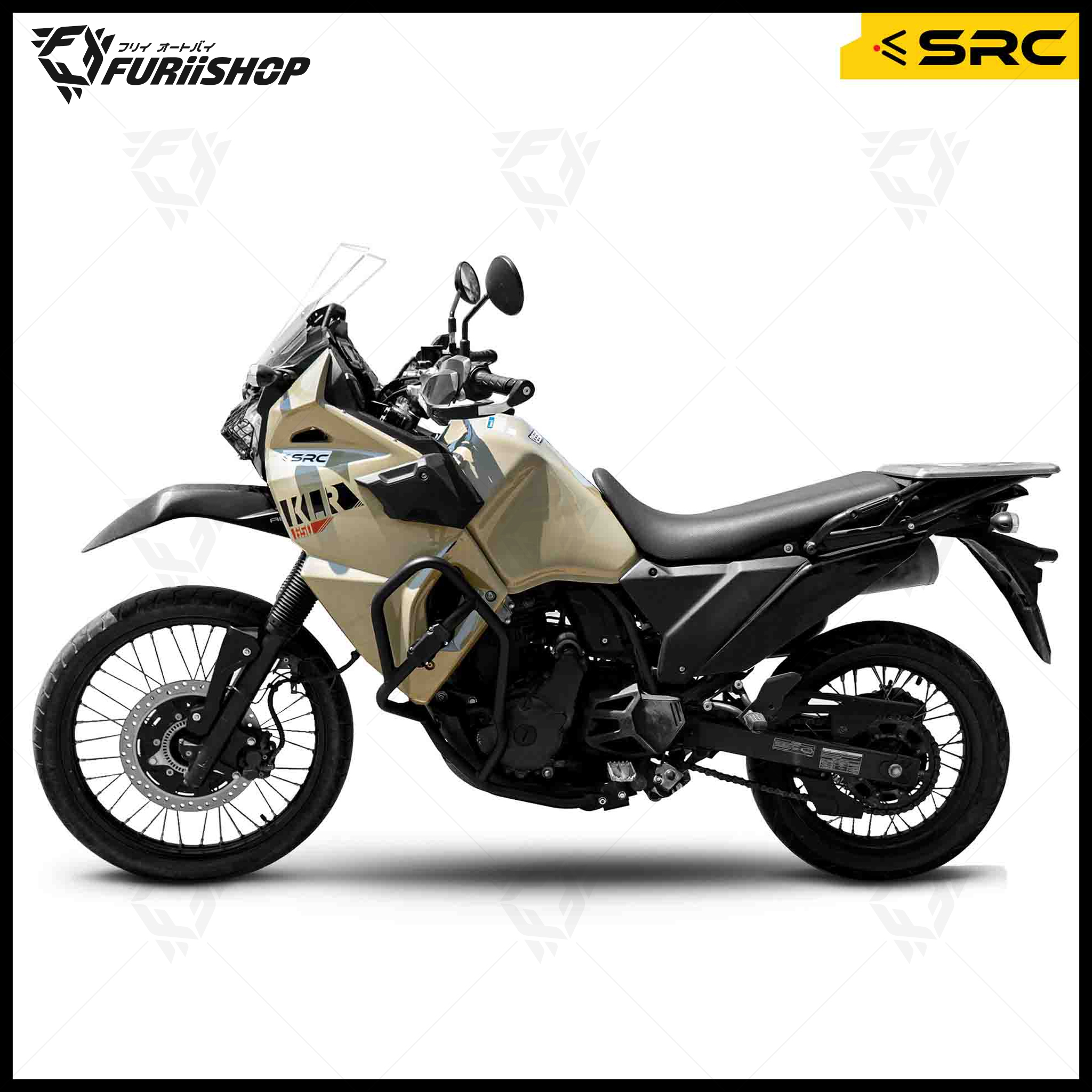 แคชบาร์ CRASH BAR SRC FOR KAWASAKI KLR 650