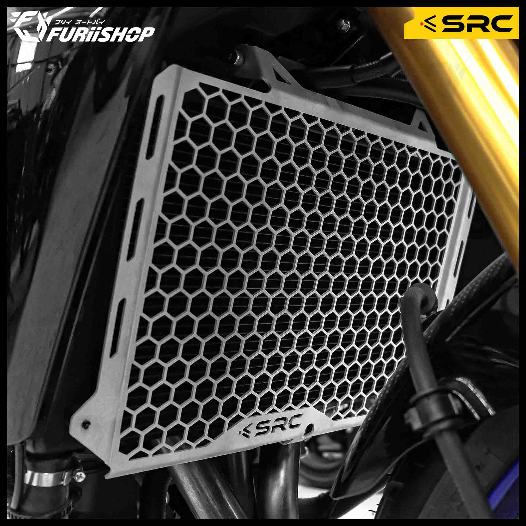 การ์ดหม้อน้ำ RADIATOR GUARD FOR YAMAHA TRACER 9 GT