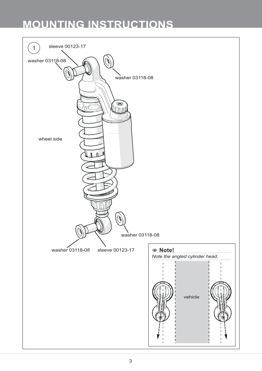โช๊คหลังแต่ง Ohlins HD763 For Harley-Davidson Dyna FXD ปี 1991-2017