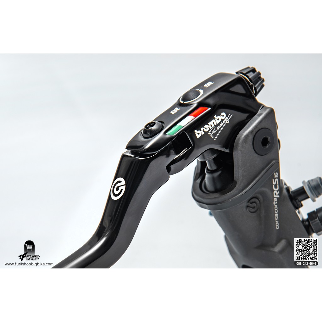 ปั้มเบรค/คลัตซ์น้ำมัน Brembo Corsa Corta RCS16 ซ้าย FuriiShop [Promotion]