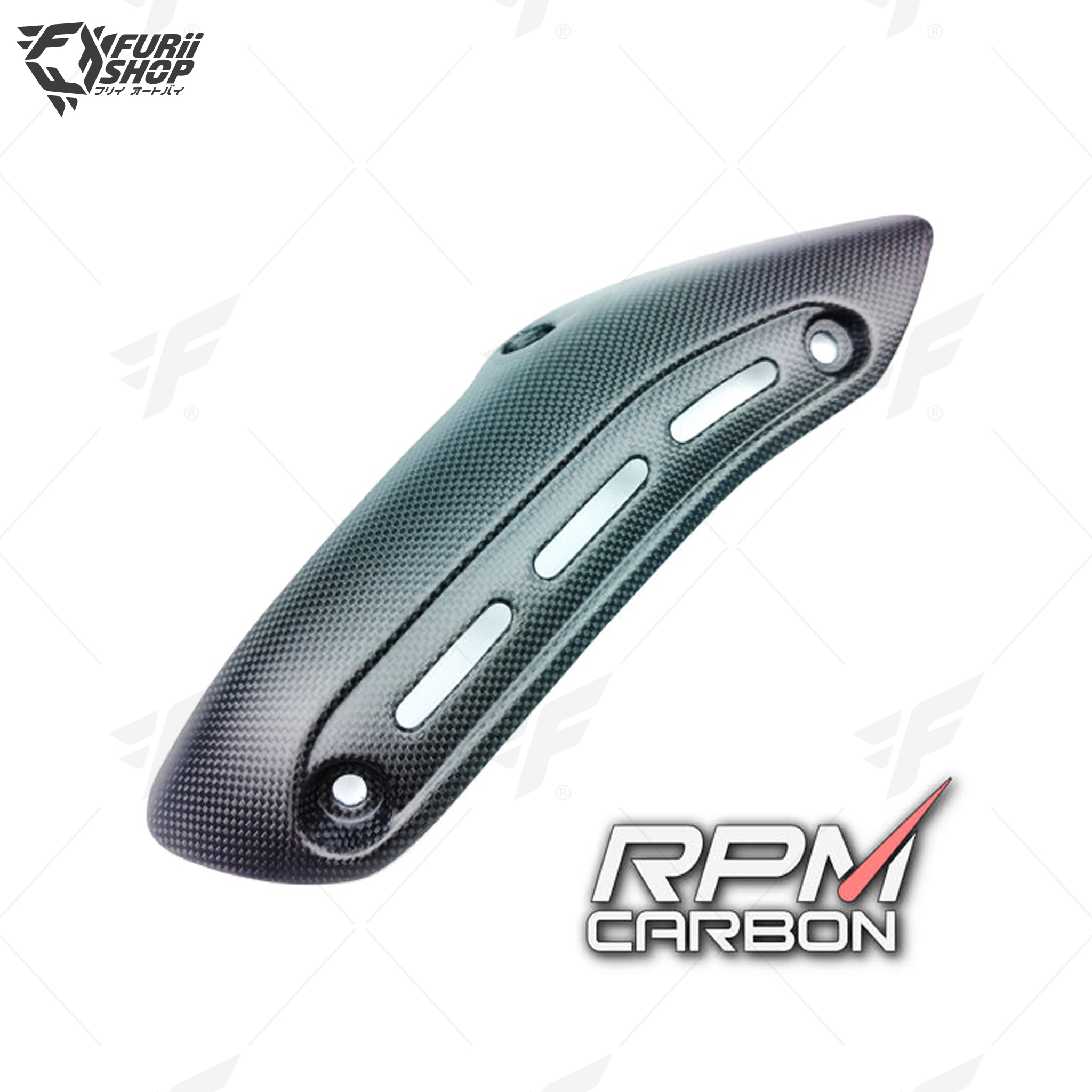 ครอบท่อ RPM Carbon Exhaust Pipe Cover : for Ducati Monster 821/1200/1200S 2014+