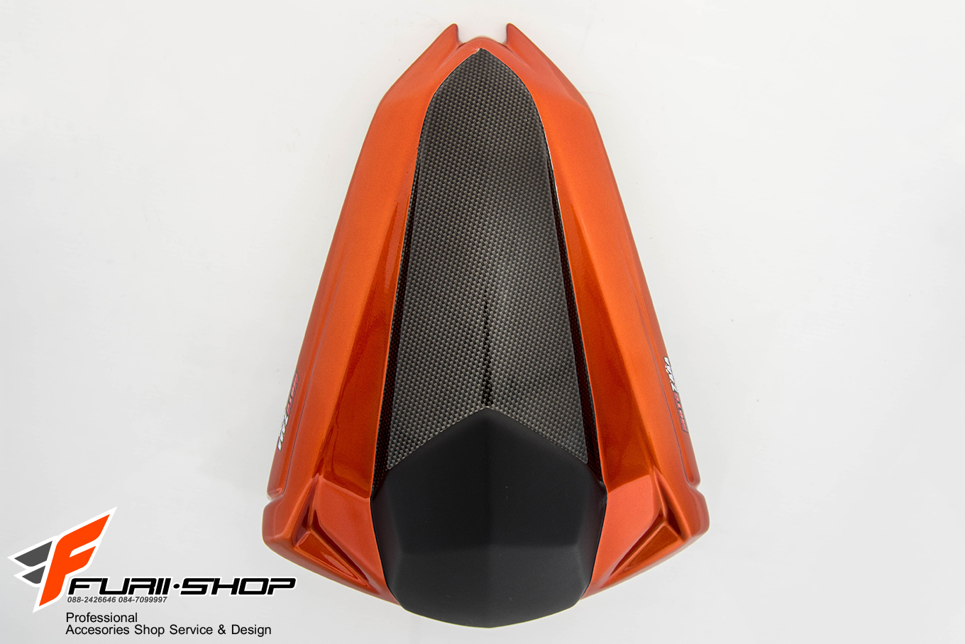 ครอบเบาะหลัง Motozaaa (สีส้ม) Ninja300