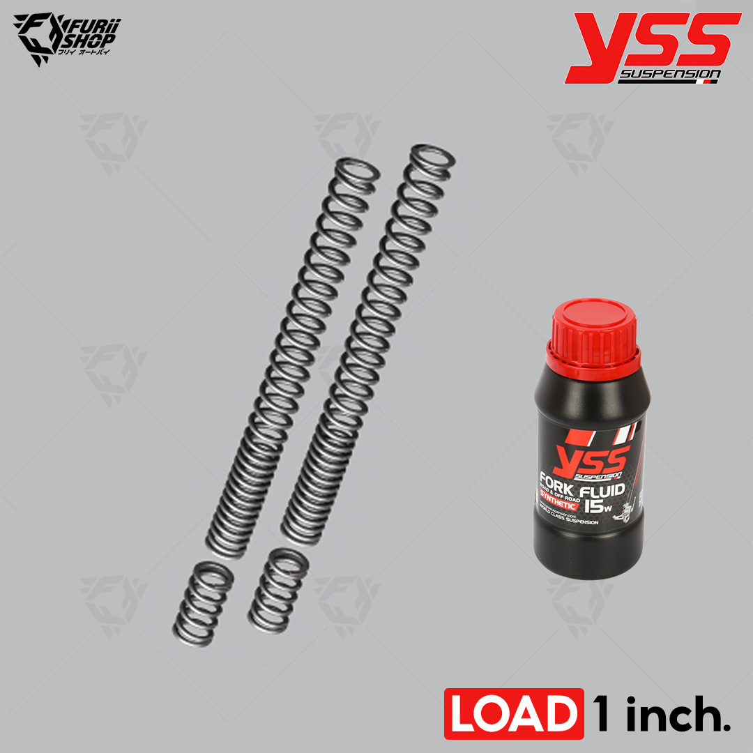 สปริงโช๊คหน้า YSS Fork Sport Kit LOAD 1 inch. (Y-50-KIT-01-007) : for Honda Click 125i '12>/Click 150i '18>