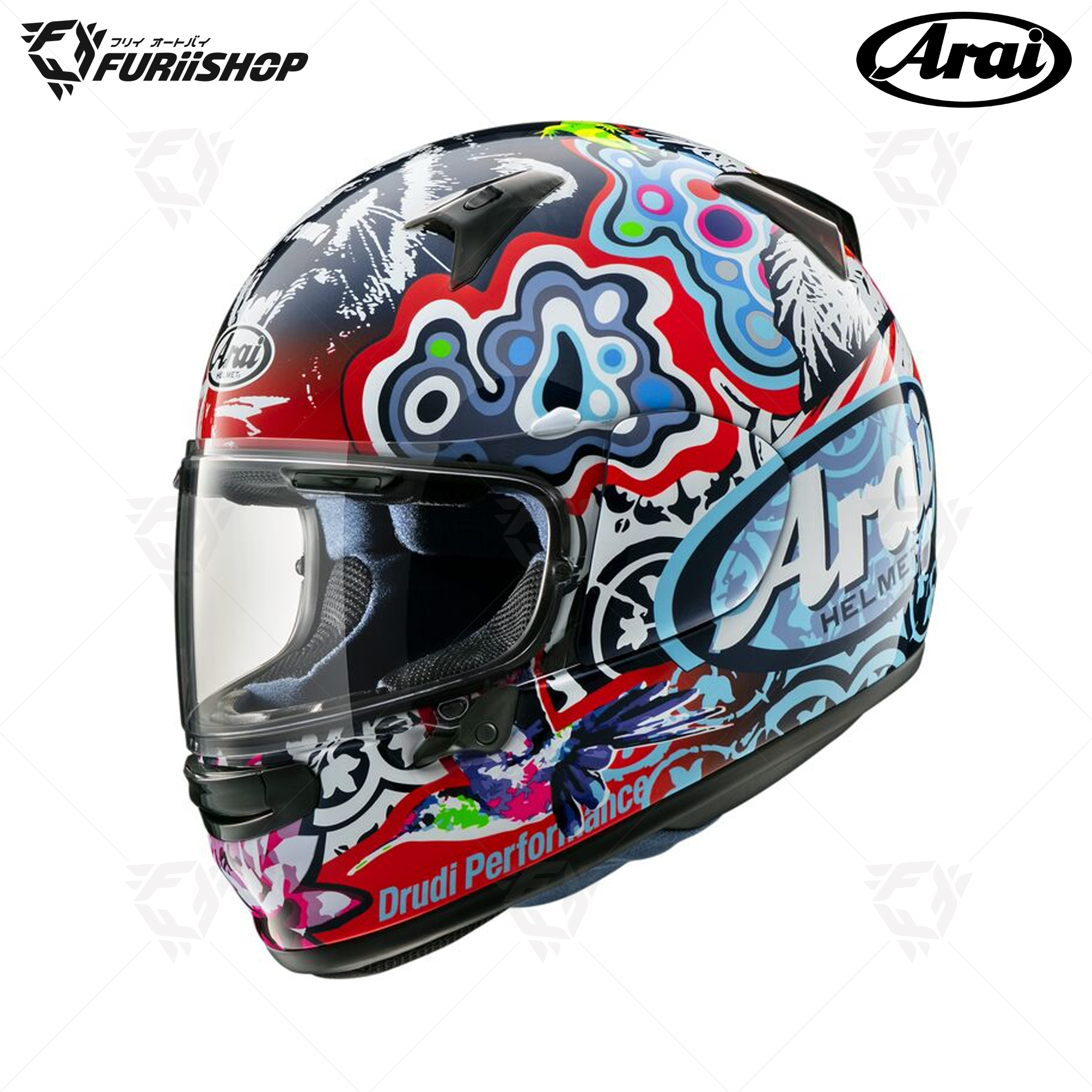 หมวกกันน็อคเต็มใบ Arai : QUANTIC Jungle 2