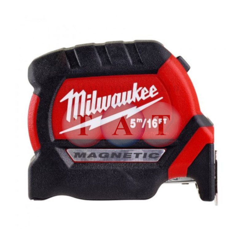 ตลับเมตร COMPACT MAGNETIC 5เมตร MILWAUKEE 6301299