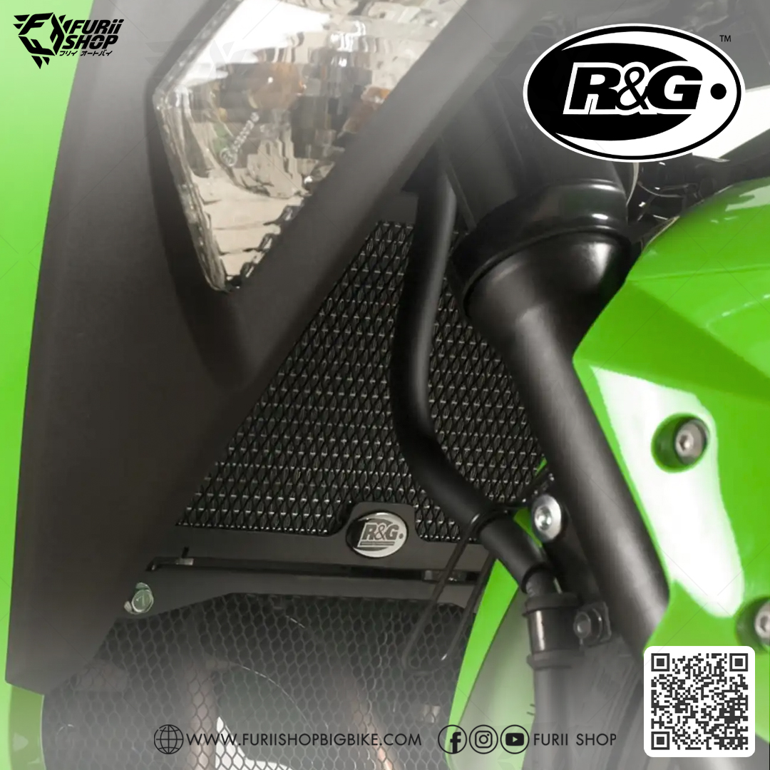 การ์ดหม้อน้ำ R&G Radiator Guard : for Kawaski Ninja 300