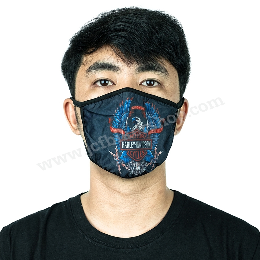 ผ้าปิดจมูกลายHDกันมลภาวะผ้านาโนแห้งไวมีที่เปลี่ยนแผ่นกรองลวดลายคมชัด #02
