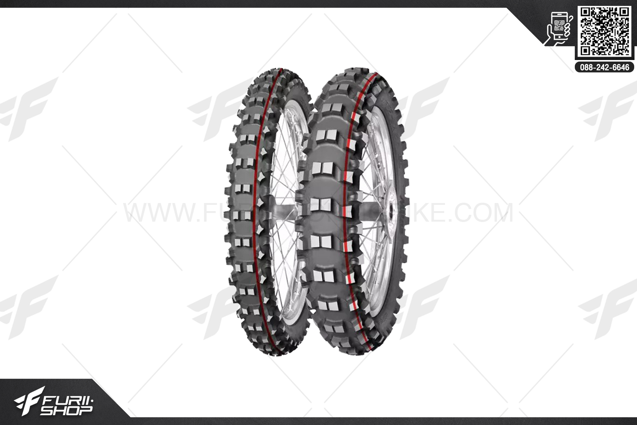 ยางมอเตอร์ไซค์บิ๊กไบค์ MITAS Terra Force MX SM 80/100 -21 ยางบิ๊กไบท์ ยางBigbike Mototire