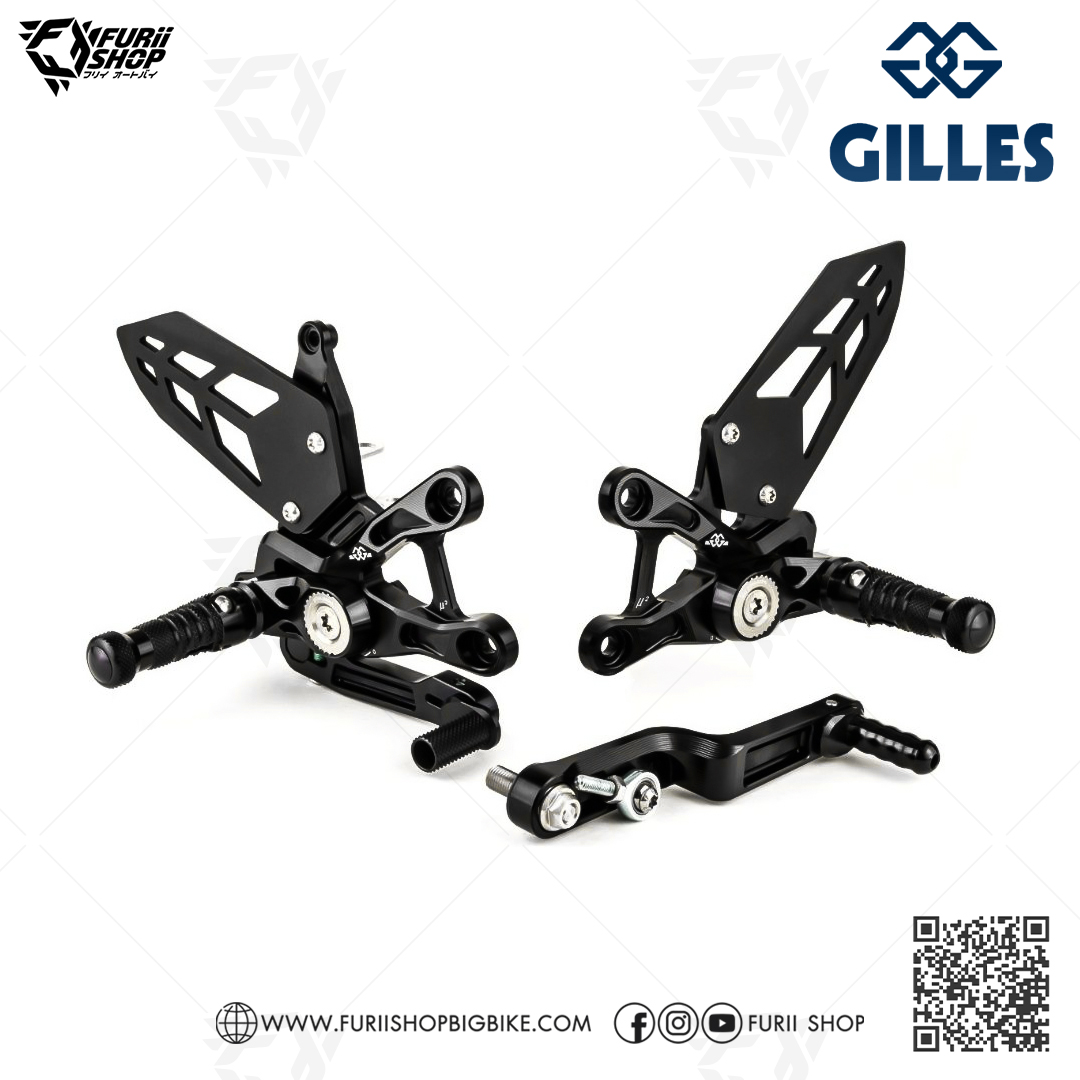 เกียร์โยง Gilles tooling Rearsrt MUE2 Black-Silver : for Suzuki GSXR1000 2017-2018