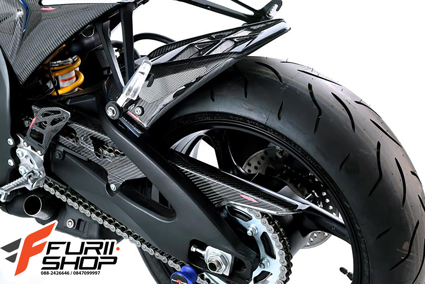 บังโคลนหลังเพรียวเคฟล่า POWERBONZE FOR SUZUKI GSX-R1000