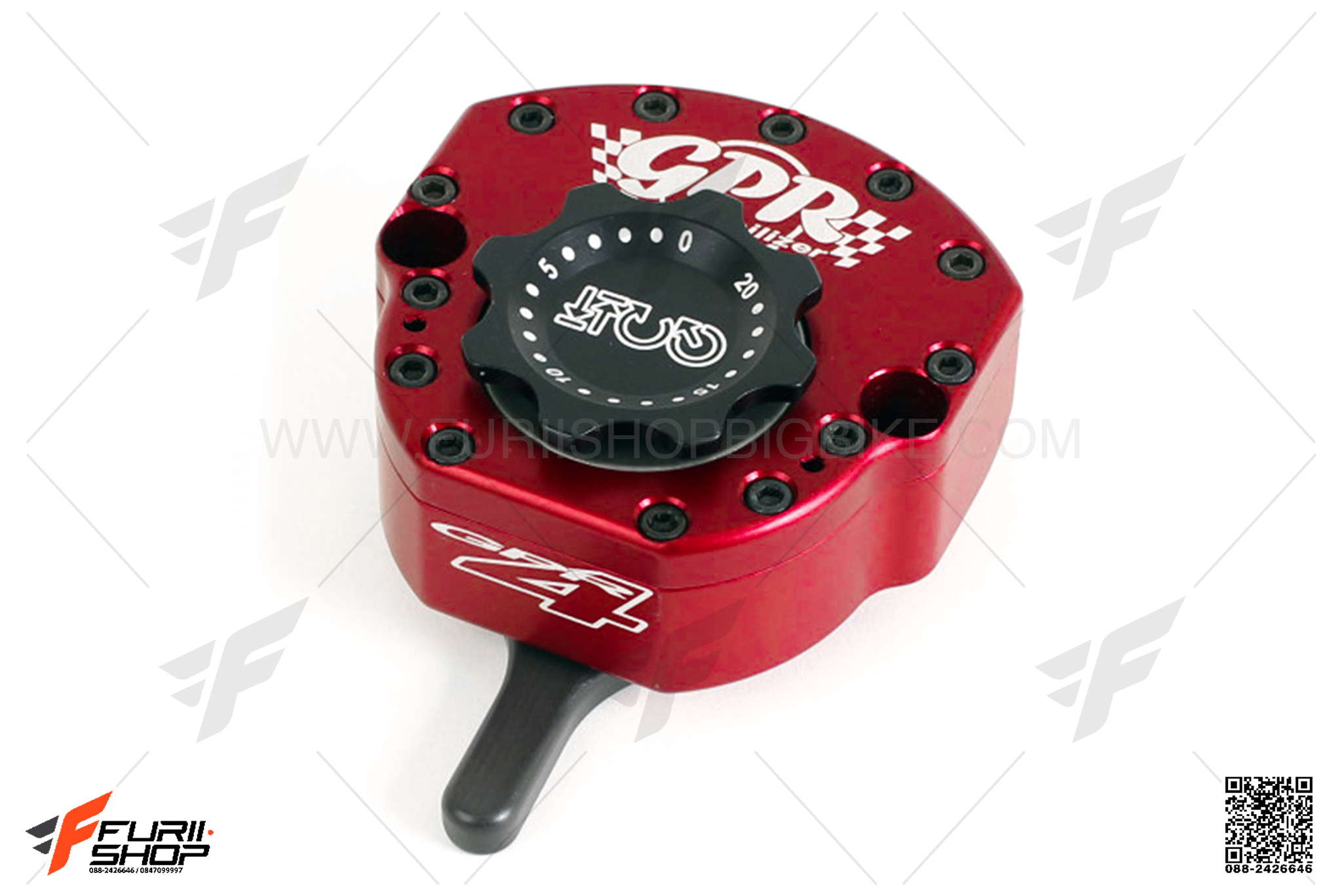 กันสะบัด GPR สีแดง FOR YAMAHA R1/R1M