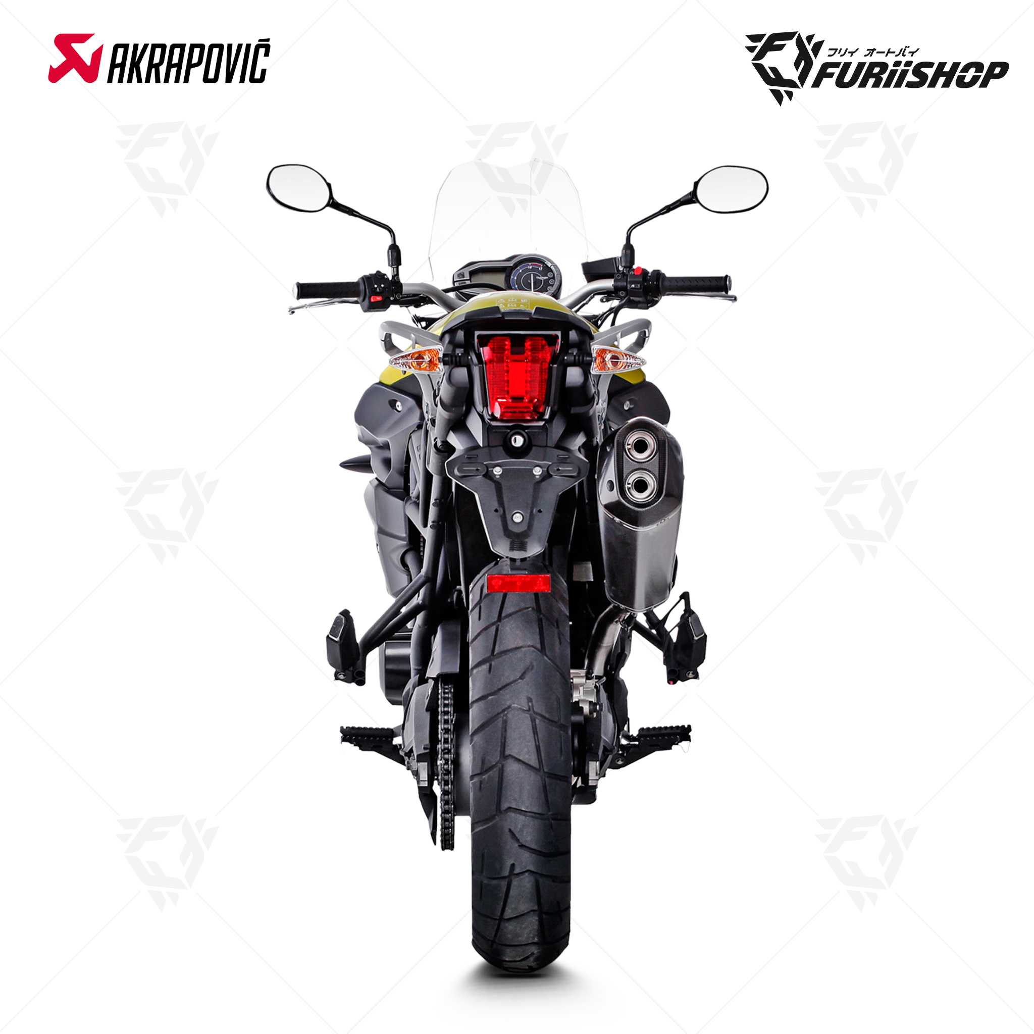 ท่อแต่ง Akrapovic - Slip On for : Triumph Tiger 800