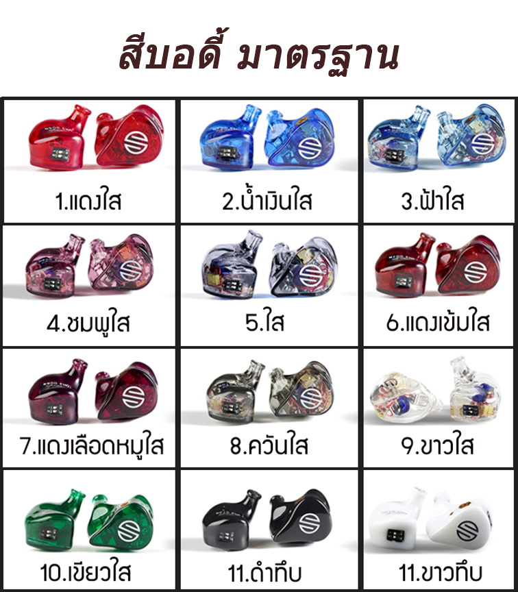 ขาย หูฟัง CIEM BGVP DM6 หูฟังหล่อหู 5 ไดรเวอร์ 5BA ประกันศูนย์ไทย