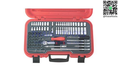 ชุดบ๊อกซ์ 82PC MM/AF/BA/TQ SOCKETSET 1/4" SQ DR KENNEDY