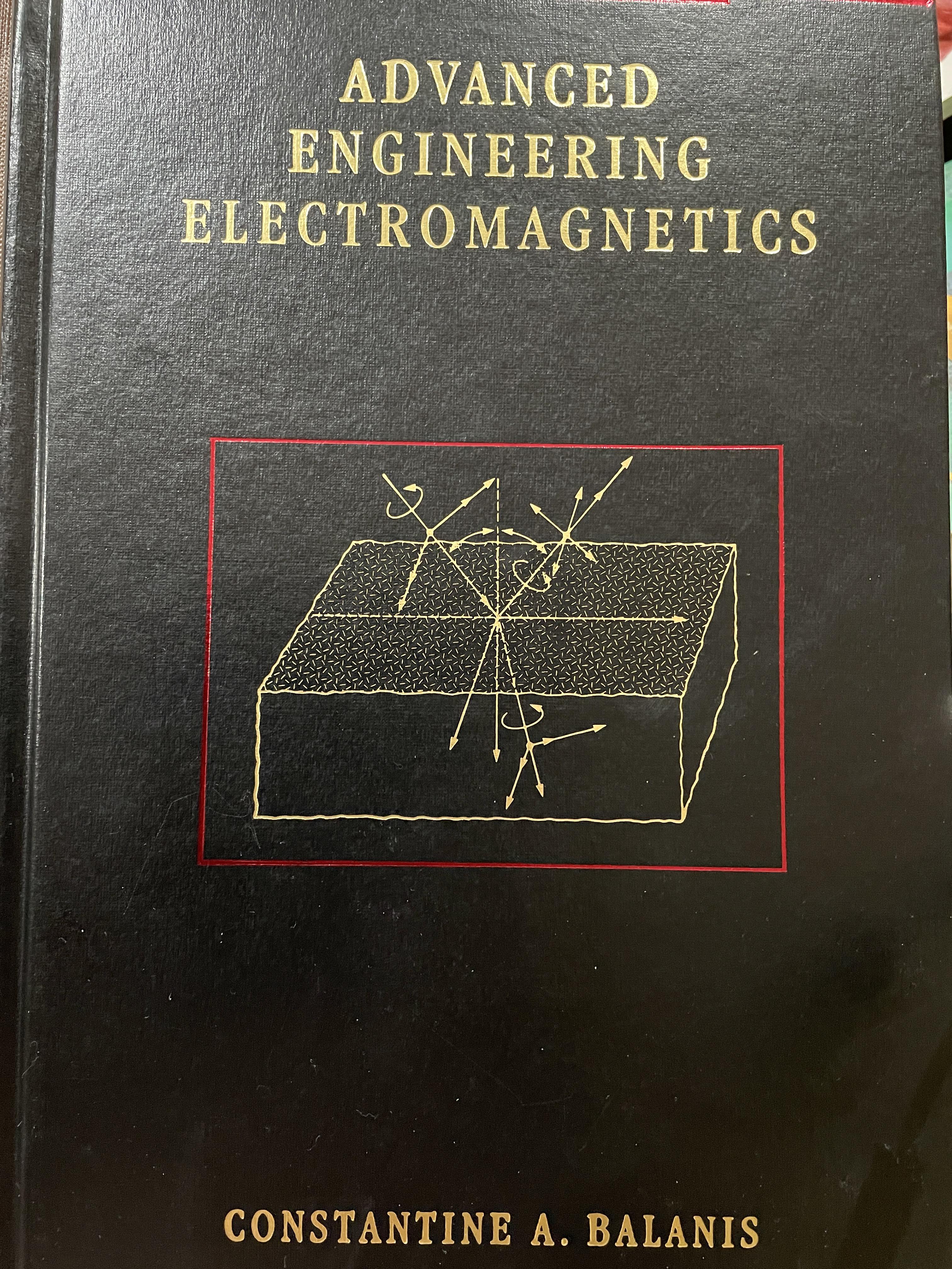ADVANCED ENGINEERING ELECTROMAGNETICs. ผู้เขียน CONSTANTINE. A.BALANIS 0 กก.