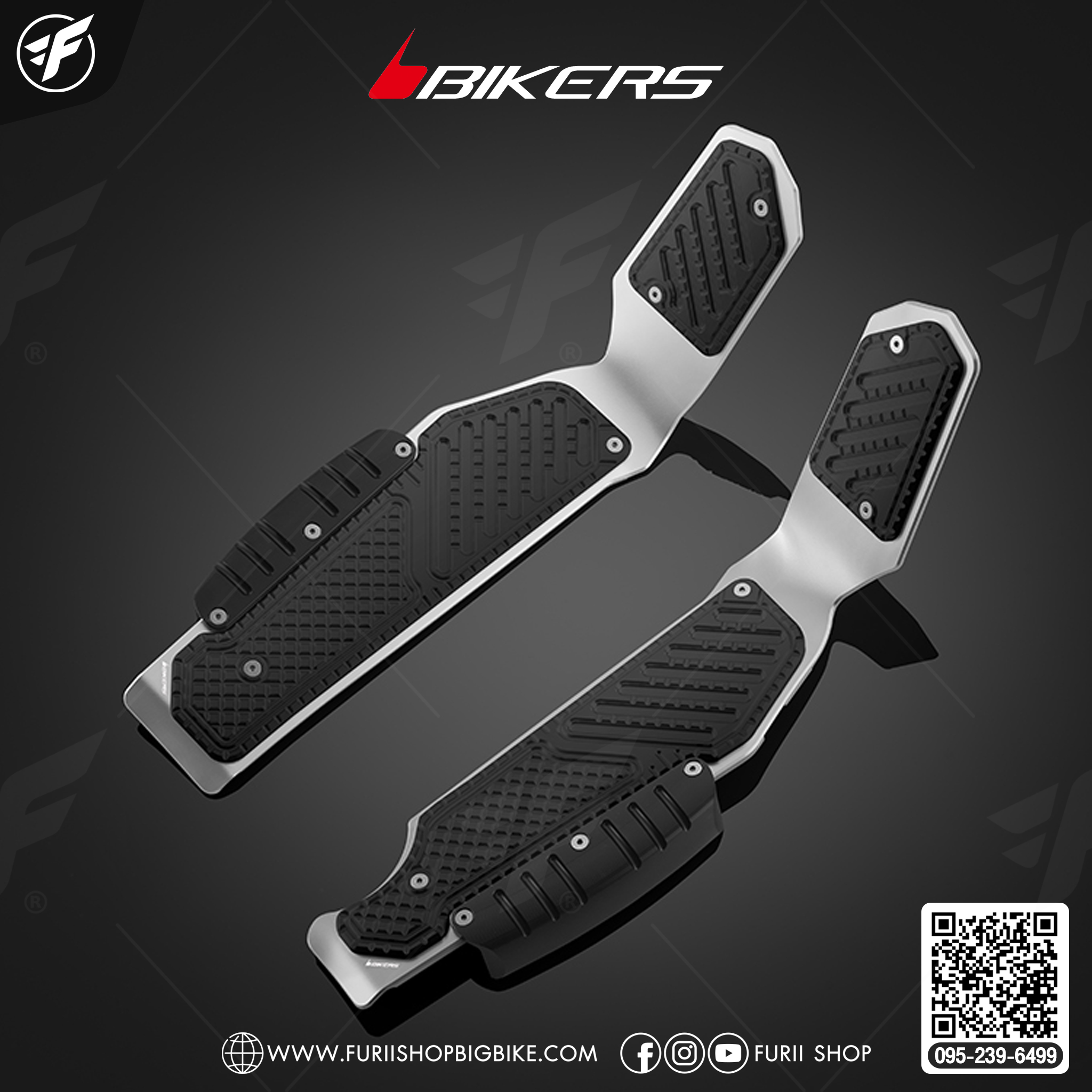 Bikers แผ่นวางเท้าพร้อมกันล้มด้านข้าง H0927 for Honda X-ADV 2021