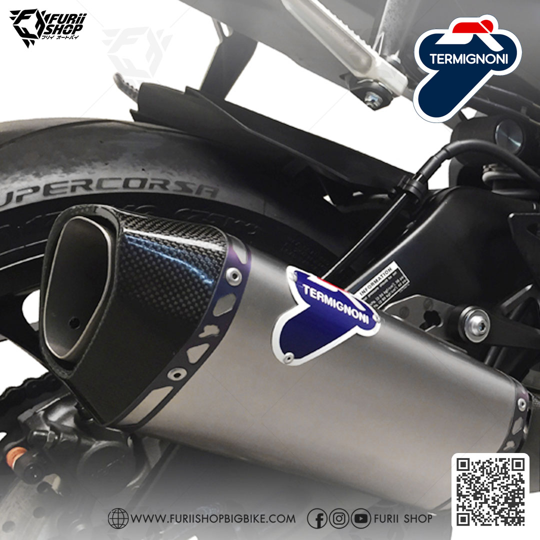 ท่อมอเตอร์ไซค์ Termignoni Slip on Titanium : for Yamaha R1/R1M 2015-2019
