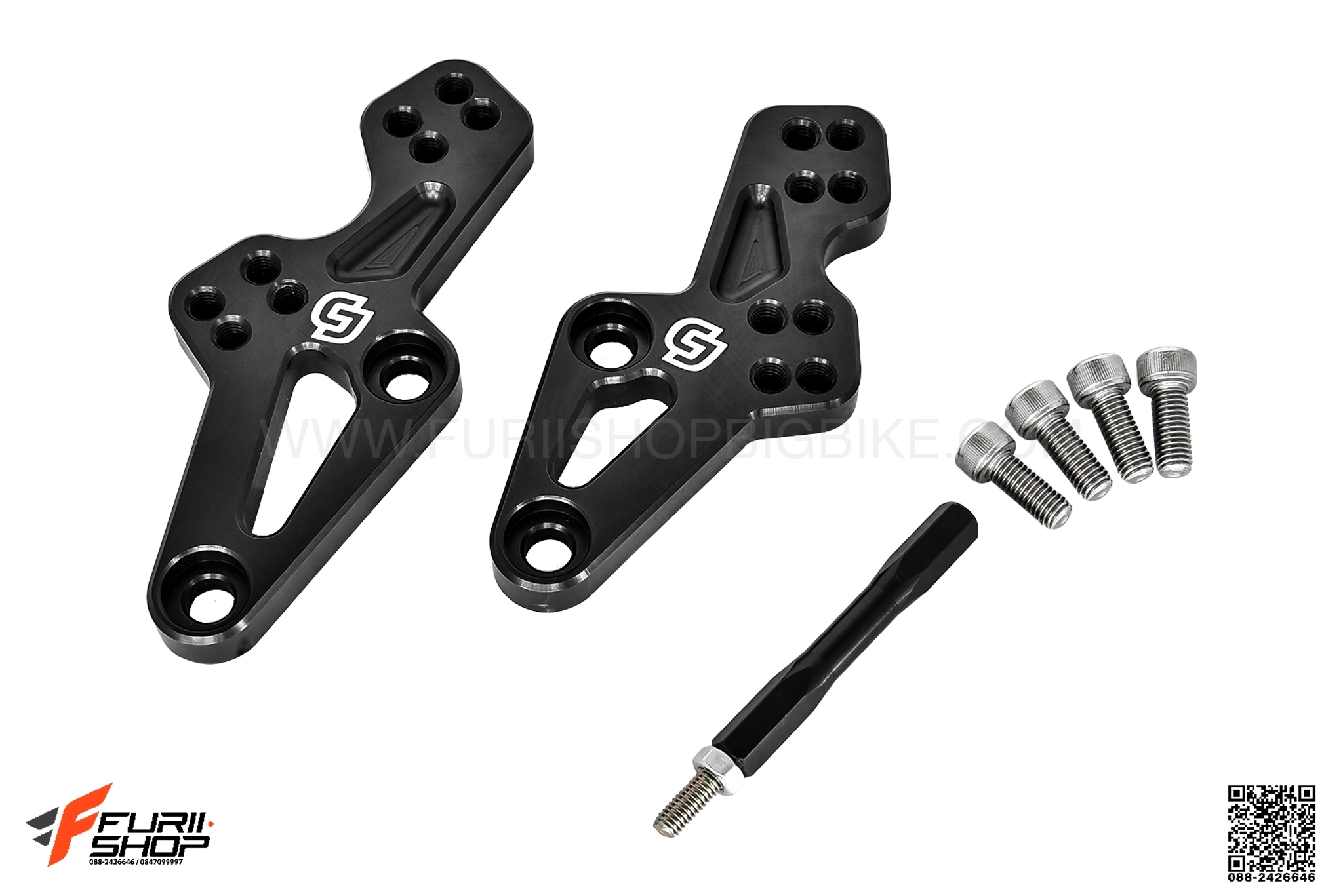 ตัวเยื้องพักเท้า CJ RACING DESIGH FOR KAWASAKI NINJA300